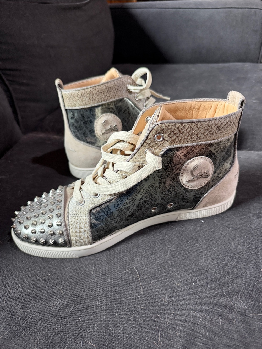 Christian Louboutin Bip Bip Orlato High Tops Plan de Paris Men 11US/10UK/44.5EU